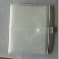Álbuns de armazenamento de joias transparentes presentes com bolsa zip-lock, anéis de colar reutilizáveis, capa de exibição de brinco portátil