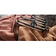 opvouwbare hangers voor het ophangen van kleding meerlaagse multifunctionele broekhangers voor garderobe magische opvouwbare hanger ruimtebesparend 5 in 1 rek roestvrijstalen kleerhanger voor broeken, jeans
