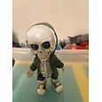 coola skelettfigurer, halloween skalle staty skelett docka harts hantverk ornament, mode mini coola skelett figurer dekor skelett man harts staty docka för hemmakontor skrivbord dekoration