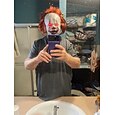 1pc halloween horror clown back to the soul máscara maquiagem coringa chapelaria cos adereços de vestir anime cosplay acessórios engraçados surpresa