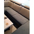 stretch soffa sittdyna överdrag täcka elastisk soffa fåtölj loveseat 4 eller 3 sits grå enkel solid mjuk tålig tvättbar