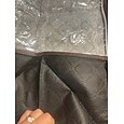 1 peça grande bolsa organizadora para roupas embaixo da cama com alça reforçada, recipientes para guardar roupas de cama, edredons, roupas, armário, janela transparente, zíperes resistentes