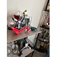 coola skelettfigurer, halloween skalle staty skelett docka harts hantverk ornament, mode mini coola skelett figurer dekor skelett man harts staty docka för hemmakontor skrivbord dekoration