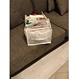 caixa de armazenamento de calças, organizador de roupas dobrável, caixa de acabamento de roupas de guarda-roupa, caixa de classificação dividida para jeans, caixa de armazenamento de roupas de gaveta