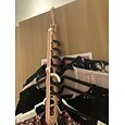 2 stks kleding kleerhanger organisator multi-poort ondersteuning droogrekken plastic sjaal cabide opbergrek hangers