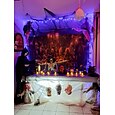 Halloween Dekorationen Wandkunst große Wandteppiche Wandbild Foto Hintergrund Decke Vorhänge Schlafzimmer Wohnzimmer Dekoration Horror Kürbis Monster Friedhof Spukhaus