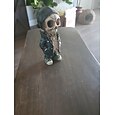 coola skelettfigurer, halloween skalle staty skelett docka harts hantverk ornament, mode mini coola skelett figurer dekor skelett man harts staty docka för hemmakontor skrivbord dekoration