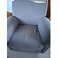 lepotuolin päällinen nojatuoli viininpunainen lepotuoli päällinen Slipcover joustava sohvan päällinen pestävä tuolin päällinen suoja koiralle lemmikki (1 selkänojan päällinen, 1 istuinpäällinen, 2