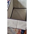 organizador simples de grande capacidade, recipiente dobrável com aba à prova de poeira, caixa multifuncional, caixa de armazenamento dobrável de tecido não tecido, caixa de armazenamento de roupas