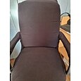 Funda para silla de oficina para computadora, silla para juegos, silla elástica, funda protectora para muebles lavable duradera de color sólido liso