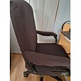 Funda para silla de oficina para computadora, silla para juegos, silla elástica, funda protectora para muebles lavable duradera de color sólido liso