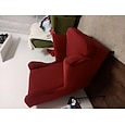 copripoltrona elasticizzata tinta unita copripoltrona con schienale alto copripoltrona in tessuto spandex copripoltrona con schienale alto rosso bordeaux con fondo elastico per soggiorno camera da