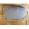 stretch soffa sittdyna överdrag täcka elastisk soffa fåtölj loveseat 4 eller 3 sits grå enkel solid mjuk tålig tvättbar