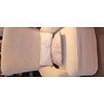 stretch waterafstotend bank zitkussen hoes bordeaux jacquard hoes elastische bank fauteuil tweezitsbank 4 of 3 zits grijs effen effen zacht duurzaam wasbaar