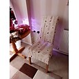 Capas de cadeira de jantar elásticas xl/oversized removível lavável elastano macio capa de cadeira grande com encosto alto para sala de jantar cozinha mesa de hotel banquete