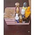 Caixa de armazenamento de maquiagem gaveta caixa de armazenamento de cosméticos cômoda de mesa recipiente organizador de joias batom rack de armazenamento de cosméticos grande capacidade