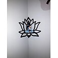 elegante houten lotus enkellaagse wandplank voor woondecoratie en opslag