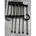 opvouwbare hangers voor het ophangen van kleding meerlaagse multifunctionele broekhangers voor garderobe magische opvouwbare hanger ruimtebesparend 5 in 1 rek roestvrijstalen kleerhanger voor broeken, jeans
