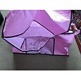1 grote opbergtas voor kleding onder het bed met verstevigde handgreep, opbergvakken voor beddengoed, dekbedden, kleding, kast, transparant venster, stevige ritsen