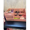 Caixa de armazenamento de maquiagem gaveta caixa de armazenamento de cosméticos cômoda de mesa recipiente organizador de joias batom rack de armazenamento de cosméticos grande capacidade