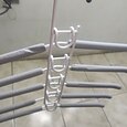 Colgador de ropa multifuncional, colgador multicapa mágico para el hogar, almacenamiento de armario, colgador colgante, colgador plegable de 40*40cm