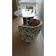 housse de chaise club housse de chaise baril housse de chaise de baignoire extensible, housse de canapé de fauteuil pour chiens animaux de compagnie, protecteur de meubles de canapé lavable doux et