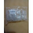 Caixa de recipientes de armazenamento de plástico transparente mini quadrado 20 peças com tampas para itens pequenos resina epóxi