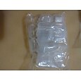 Caixa de recipientes de armazenamento de plástico transparente mini quadrado 20 peças com tampas para itens pequenos resina epóxi