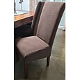 Fundas para sillas de comedor, fundas elásticas para sillas de color burdeos, rojo, negro y verde, spandex, jacquard, fundas protectoras para sillas de respaldo alto, fundas de asiento con banda