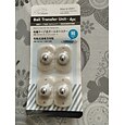 4/12 pièces roulettes auto-adhésives mini roues pivotantes pâte d'acier inoxydable roue universelle rotation à 360 degrés poulie collante pour bacs boîte de rangement inférieure poubelle de meubles