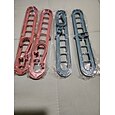 2 stks kleding kleerhanger organisator multi-poort ondersteuning droogrekken plastic sjaal cabide opbergrek hangers