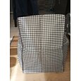 1pc opbergtas voor kleding, opvouwbare stoffen opbergtas met pied-de-poule-patroon, waterdichte, vochtbestendige katoenen quilt-opbergtas met grote capaciteit, huisorganisatie en opslag