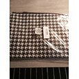 1pc opbergtas voor kleding, opvouwbare stoffen opbergtas met pied-de-poule-patroon, waterdichte, vochtbestendige katoenen quilt-opbergtas met grote capaciteit, huisorganisatie en opslag