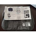 elektronik organizer, rejse universal kabel organizer taske, vandtæt elektronisk tilbehør opbevaring etui, oplader, telefon, usb, sd kort, harddiske, power bank, ledninger 9,45*7,09*3,94 tommer