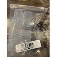 Caixa de recipientes de armazenamento de plástico transparente mini quadrado 20 peças com tampas para itens pequenos resina epóxi