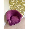 Fundas de terciopelo para sillón club, funda de sillón elástica suave de color burdeos y rojo para sala de estar y dormitorio, protector de sillón lavable y extraíble, protector de muebles para