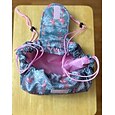 Bolsa mágica para cosméticos, bolsa de cosméticos con cordón para mujer, bolsa de viaje para guardar maquillaje, organizador, bolsa de maquillaje para mujer, estuche de belleza portátil e impermeable