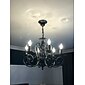 6 lumières 53 cm Style de bougie Lustre Métal Finitions Peintes Traditionnel / Classique 110-120V 220-240V