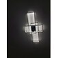 90cm led-plafondlampen 3-lichts lineaire verzonken montage omgevingslicht dimbare geverfde afwerkingen metaal aluminium geometrisch patroon modern eenvoudig alleen dimbaar met afstandsbediening