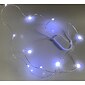 10 stuks Kerst LED Feeënverlichting 1m 10LEDs Koperdraad Stringverlichting Batterij-aangedreven voor Kerstguirlande Feest Bruiloft Huisdecoratie Zonder Batterij