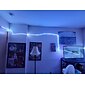 led stripverlichting (2x5m) 10m 32.8ft 2835 rgb 600leds 8mm strips verlichting flexibele kleurwissel met 44 toetsen ir afstandsbediening ideaal voor thuis keuken kerst tv achterlichten dc 12v