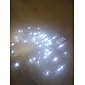 1 guirlande lumineuse d'extérieur étanche de 2 m, 20 LED, blanc chaud, multicolore, pour fête de Noël, décorative, alimentée par piles