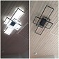 90cm led-plafondlampen 3-lichts lineaire verzonken montage omgevingslicht dimbare geverfde afwerkingen metaal aluminium geometrisch patroon modern eenvoudig alleen dimbaar met afstandsbediening