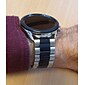 Ver Banda para Samsung Watch 3 45mm, Galaxy Wacth 46mm, Gear S3 Classic / Frontier, Gear 2 Neo Live Acero Inoxidable Reemplazo Correa 22mm Pulsera