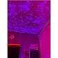 Projecteur de galaxie LED veilleuse onde océanique projection étoilée avec haut-parleur Bluetooth télécommande 10 couleurs 21 modes d'éclairage niveaux de luminosité ajustables pour un cadeau de la