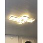 90cm led-plafondlampen 3-lichts lineaire verzonken montage omgevingslicht dimbare geverfde afwerkingen metaal aluminium geometrisch patroon modern eenvoudig alleen dimbaar met afstandsbediening