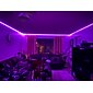 Kerst Strip Lichten 20m 65ft LED Slimme Strip Lichten TV Achtergrondverlichting RGB Bluetooth Muzieksynchronisatie 5M 10M 15M 2835 SMD Kleurenverandering met 40 Toetsen Controller voor Slaapkamer