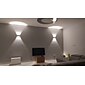 3-lichts 17cm led-wandlampen geometrisch ontwerp waterdichte buitenwandlampen moderne minimalistische stijl aluminium woonkamer slaapkamer gang wandlamp ip65 85-265v