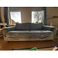 Funda de sofá elástica de terciopelo elástico, para sofá seccional, sillón, sofá de dos plazas, burdeos, rojo, 4 o 3 plazas, en forma de L, color liso, suave y duradera