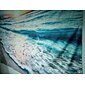 wall tapestry art decor koc kurtyna piknik obrus wiszący dom sypialnia salon akademik dekoracja krajobraz plaża morze ocean fala wschód słońca zachód słońca